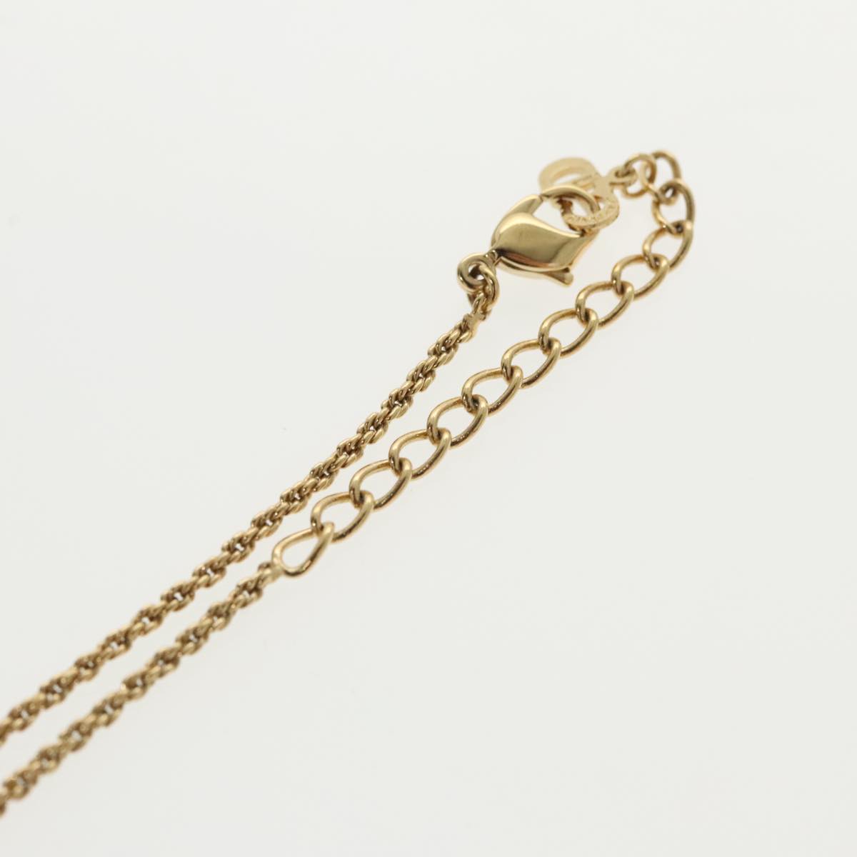 Christian Dior Necklace metal Gold Auth yk16055