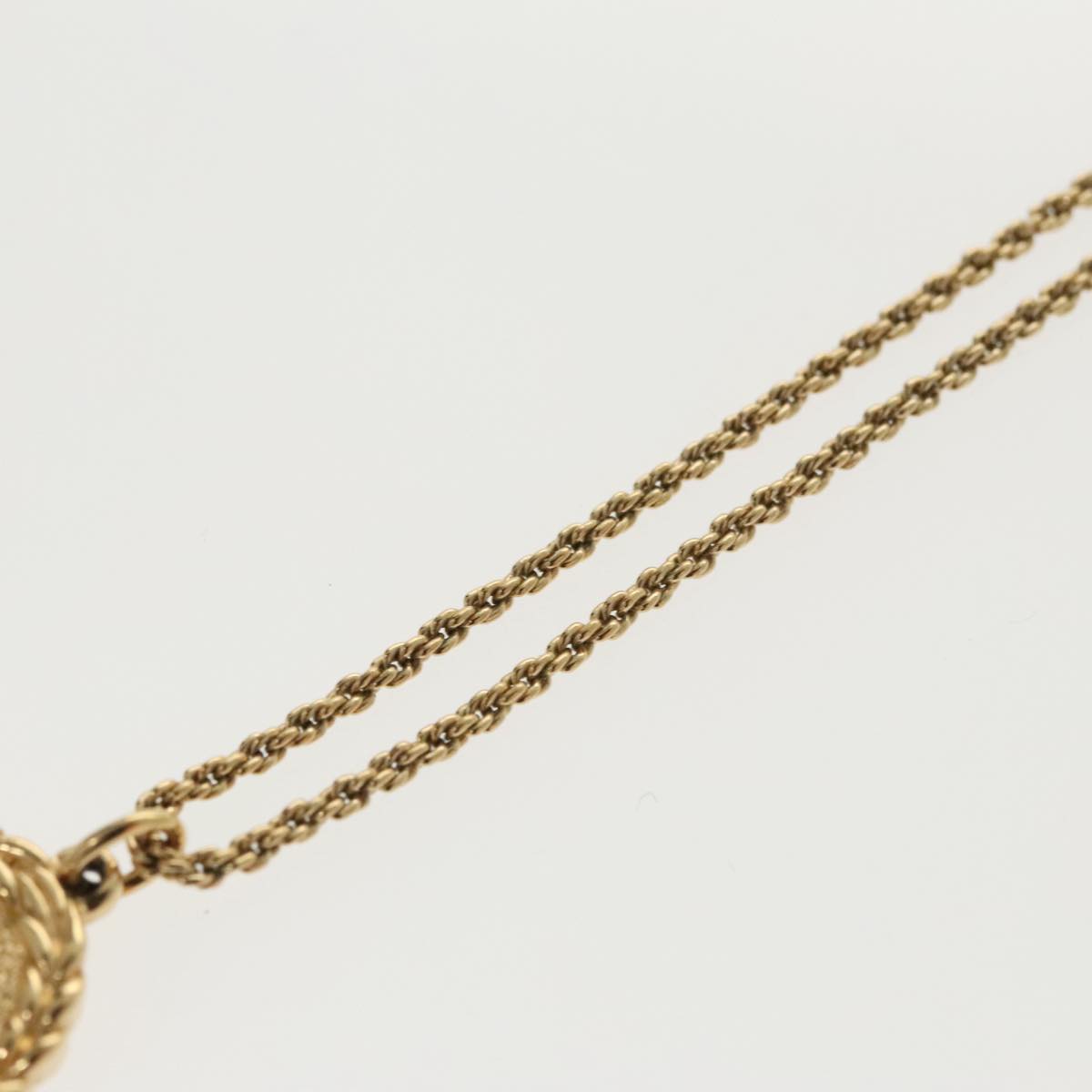 Christian Dior Necklace metal Gold Auth yk16055