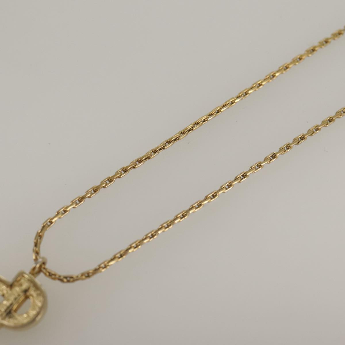 Christian Dior Necklace metal Gold Auth yk16065