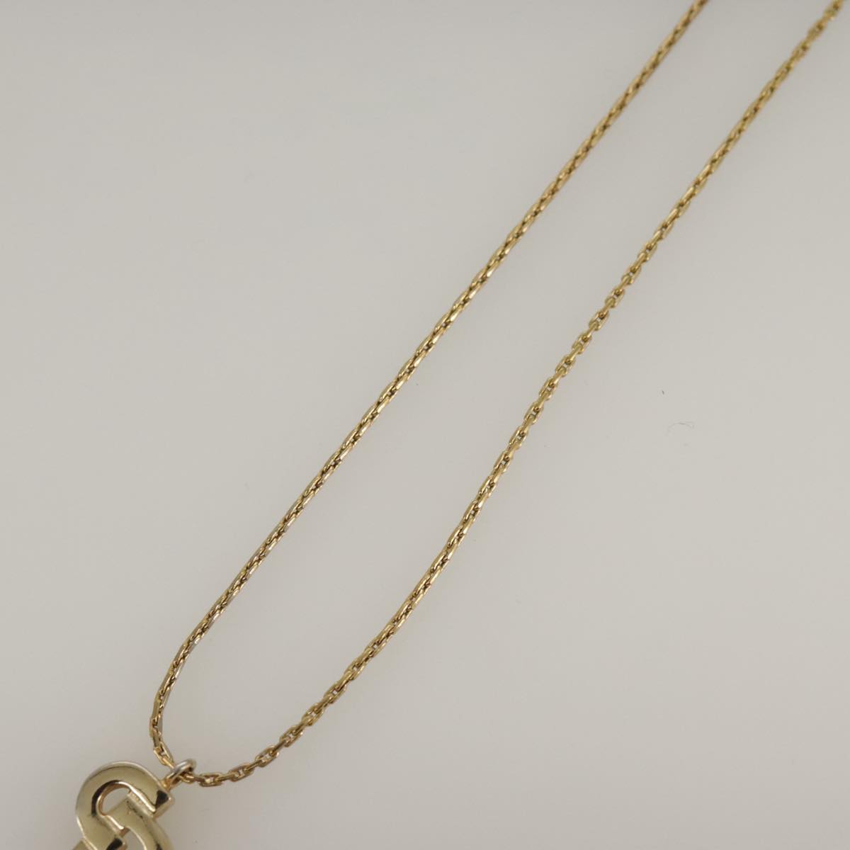 Christian Dior Necklace metal Gold Auth yk16065