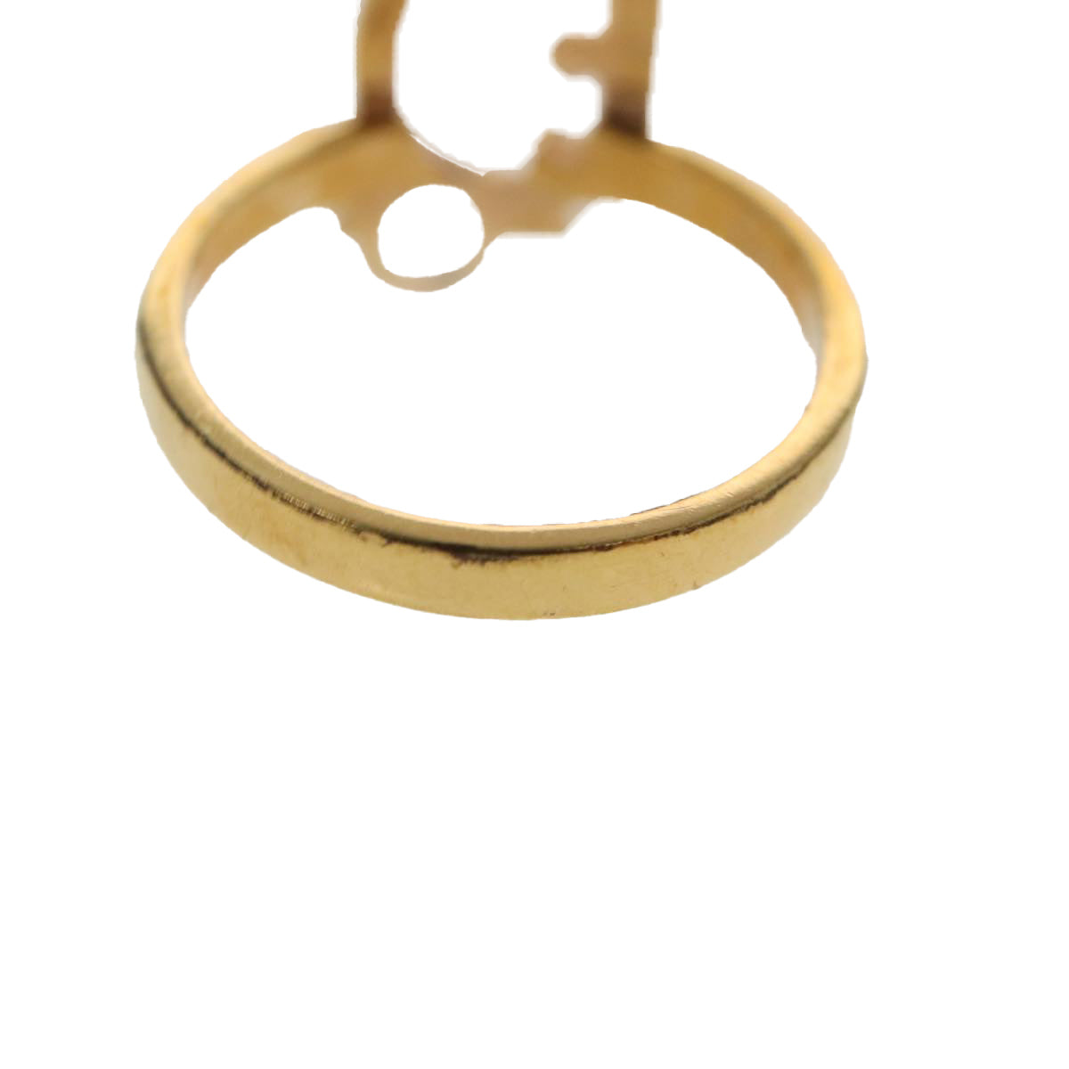 Christian Dior Ring metal Gold Auth yk16066