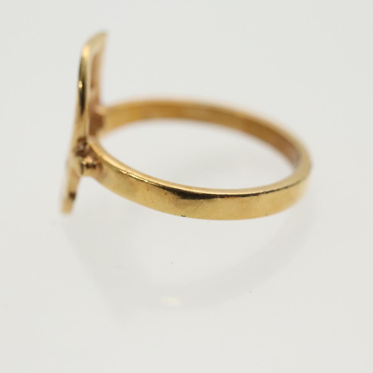 Christian Dior Ring metal Gold Auth yk16066