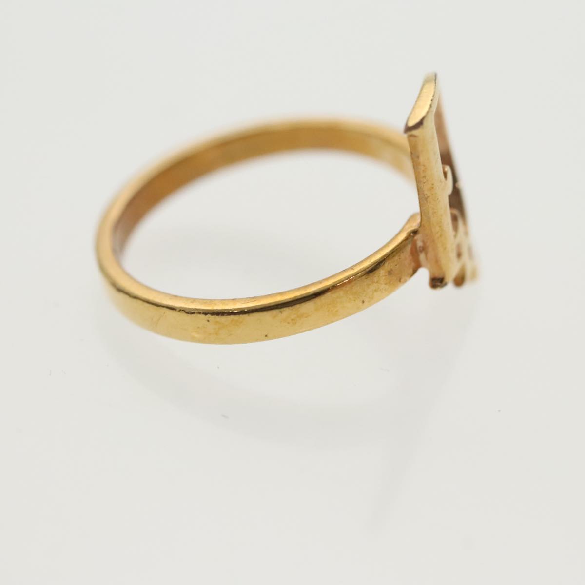 Christian Dior Ring metal Gold Auth yk16066