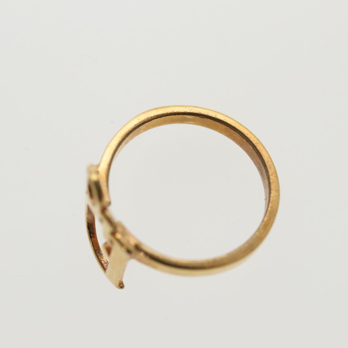 Christian Dior Ring metal Gold Auth yk16066