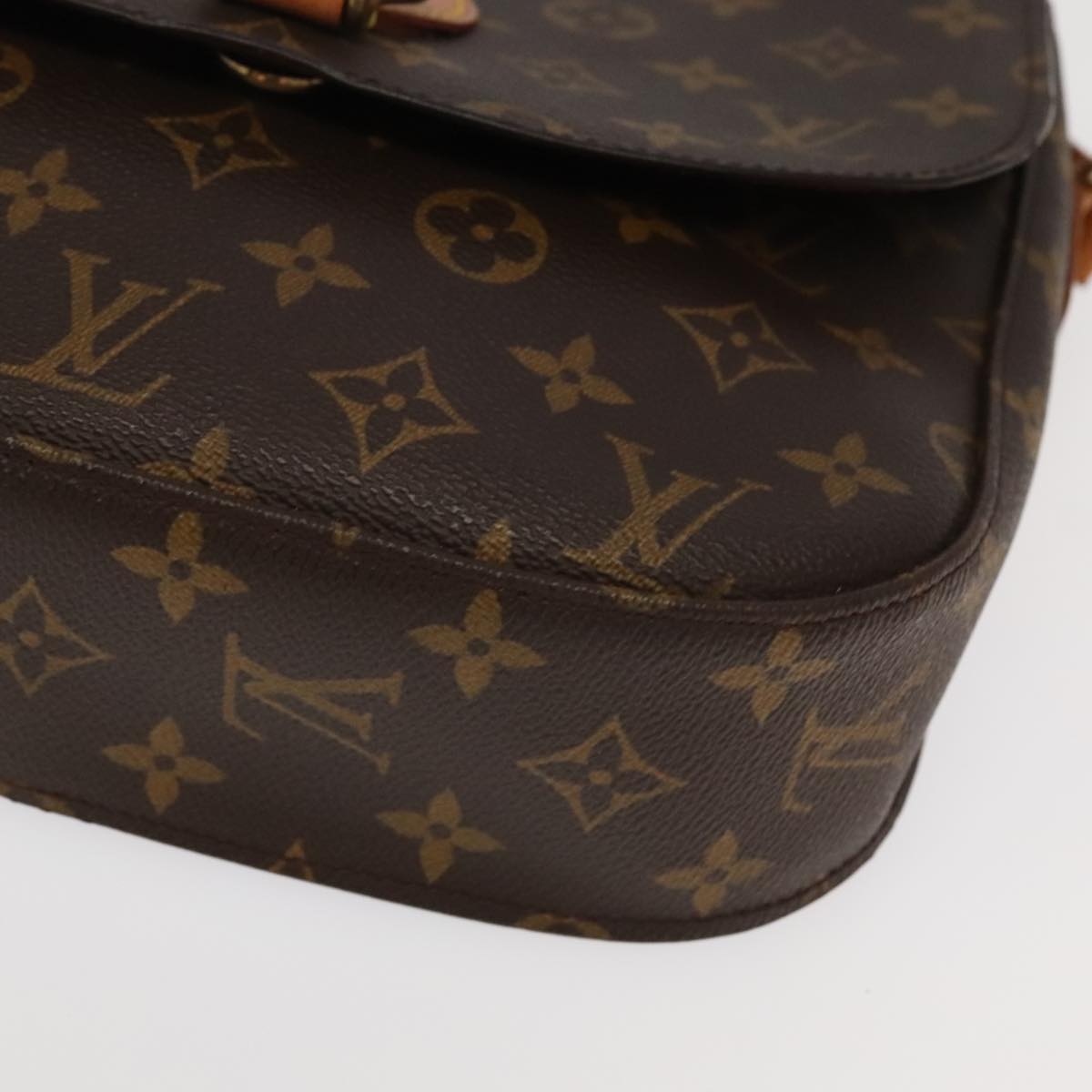 LOUIS VUITTON Monogram Saint Cloud GM Shoulder Bag M51242 LV Auth yk16070