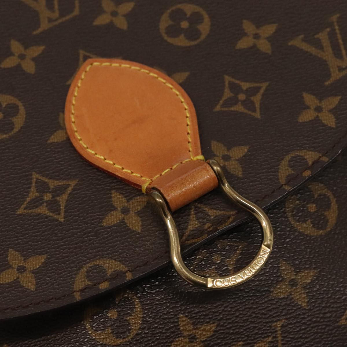 LOUIS VUITTON Monogram Saint Cloud GM Shoulder Bag M51242 LV Auth yk16070