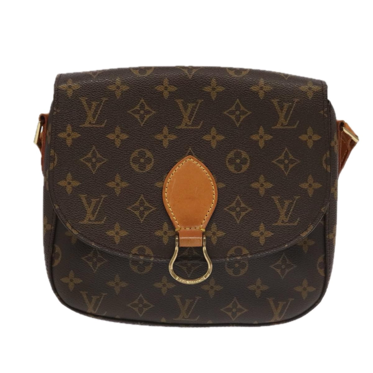 LOUIS VUITTON Monogram Saint Cloud GM Shoulder Bag M51242 LV Auth yk16070