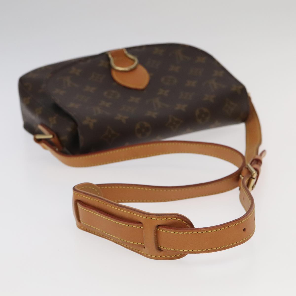 LOUIS VUITTON Monogram Saint Cloud GM Shoulder Bag M51242 LV Auth yk16070