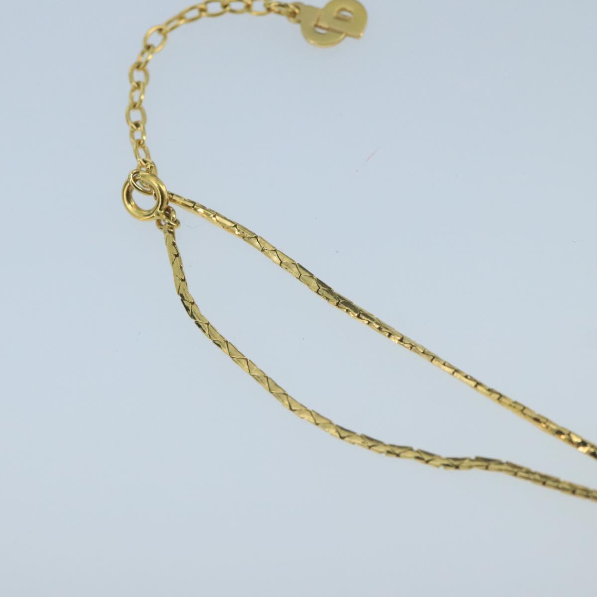 Christian Dior Necklace metal Gold Auth yk16099