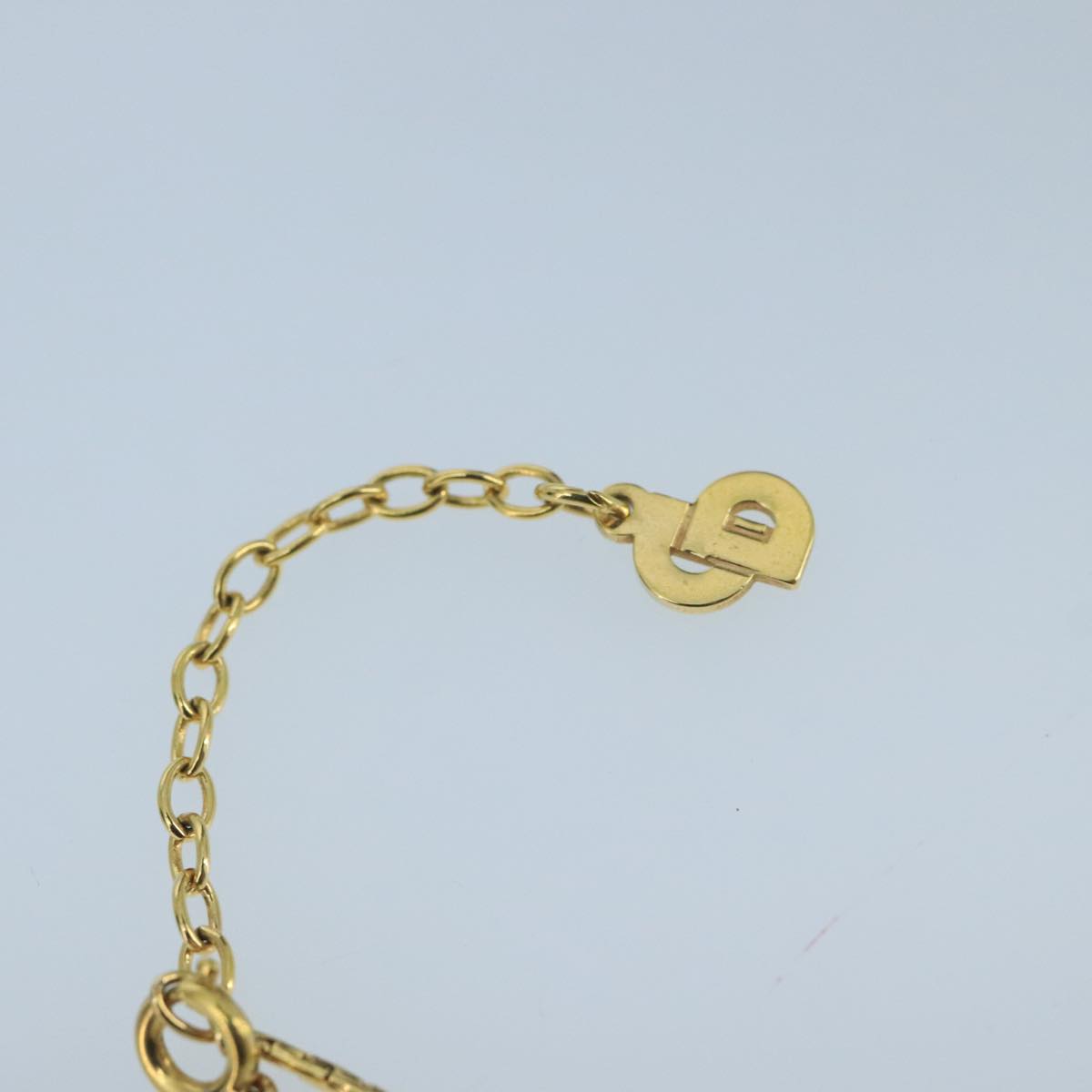 Christian Dior Necklace metal Gold Auth yk16099