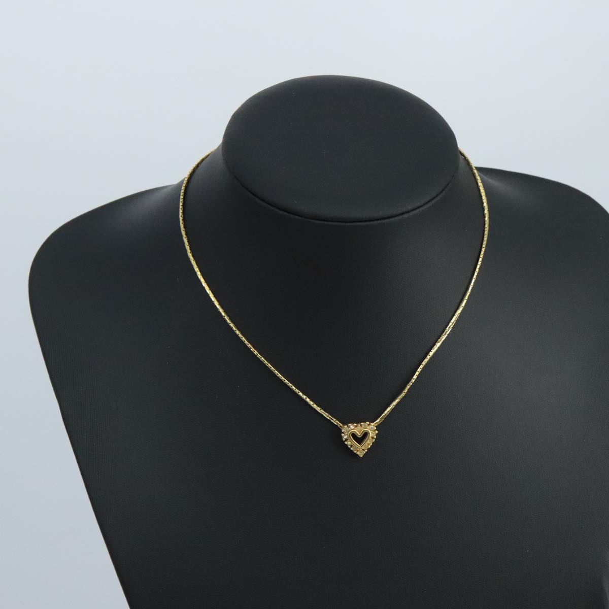 Christian Dior Necklace metal Gold Auth yk16099