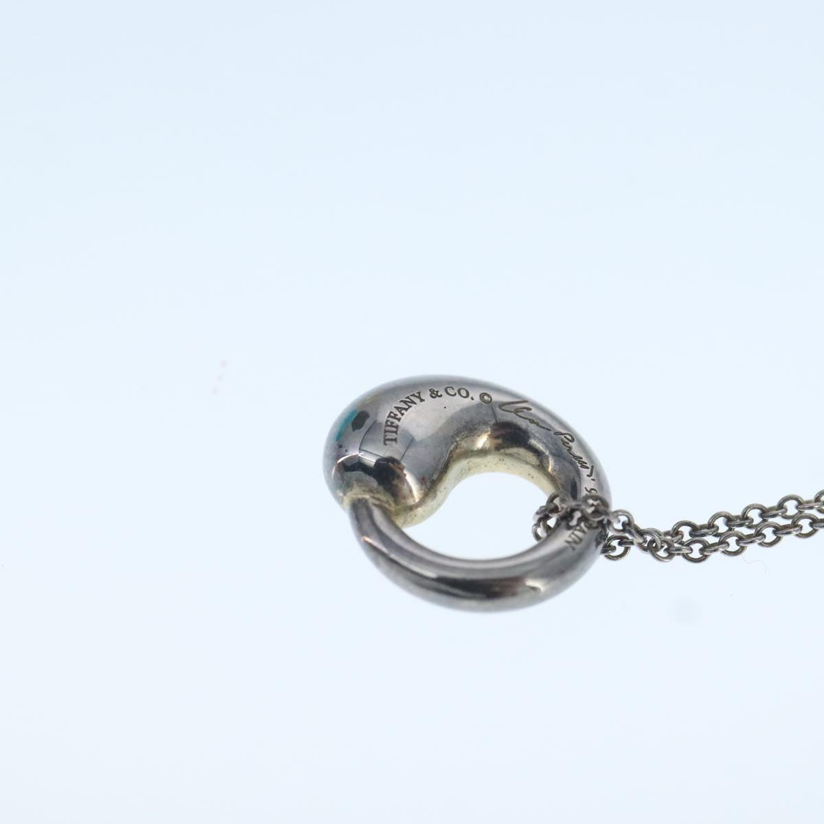 TIFFANY&Co. Eternal Circle Necklace Ag925 Silver tone Auth yk16202