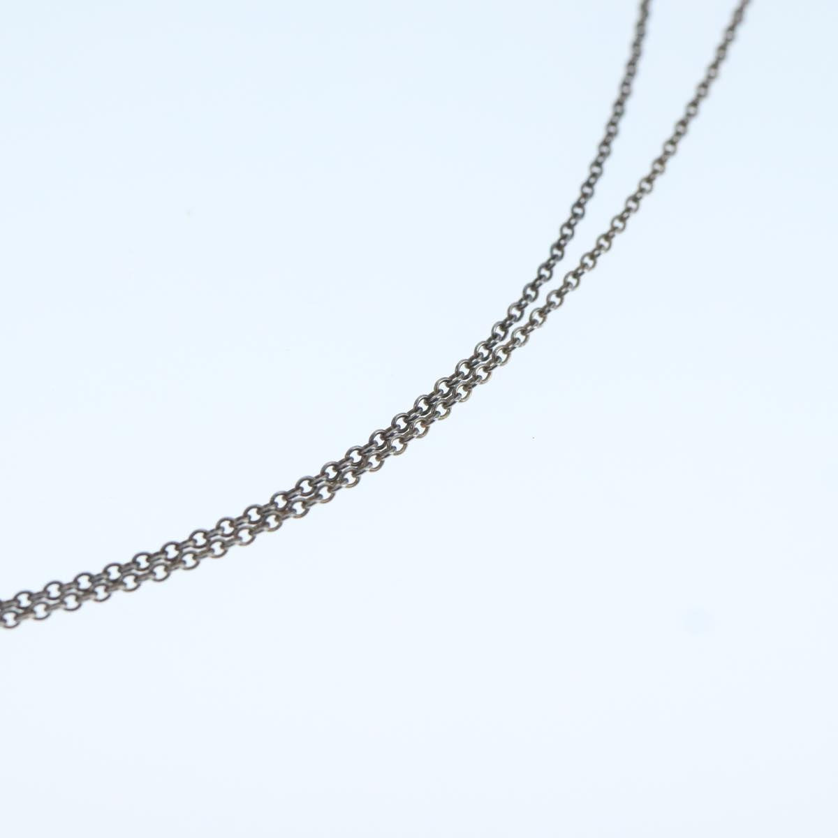 TIFFANY&Co. Eternal Circle Necklace Ag925 Silver tone Auth yk16202