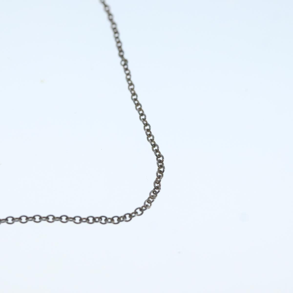 TIFFANY&Co. Eternal Circle Necklace Ag925 Silver tone Auth yk16202