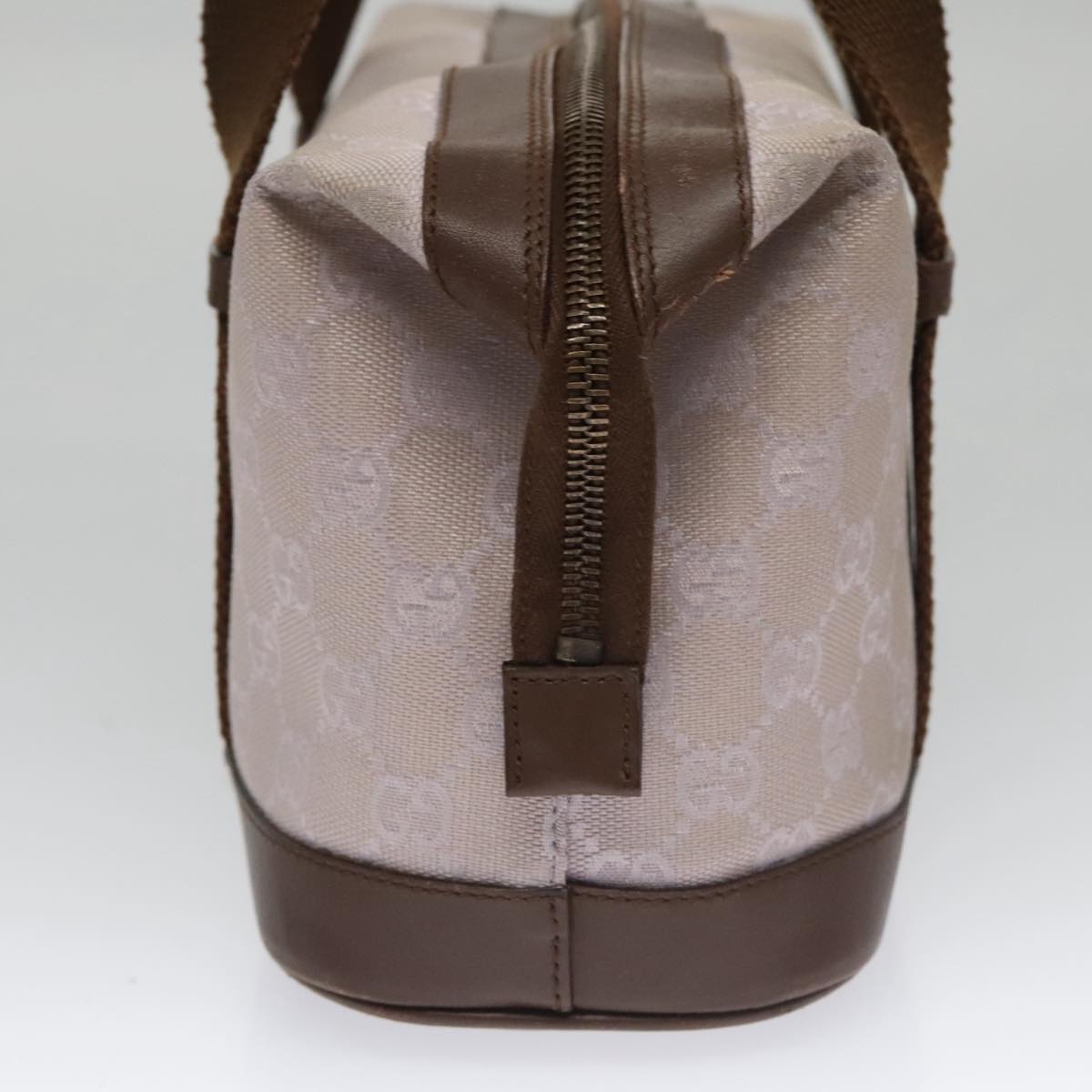 GUCCI GG Canvas Hand Bag Purple 92734 Auth yk16279