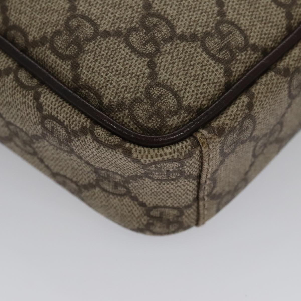 GUCCI GG Canvas Shoulder Bag Coated Canvas Beige Auth yk16428