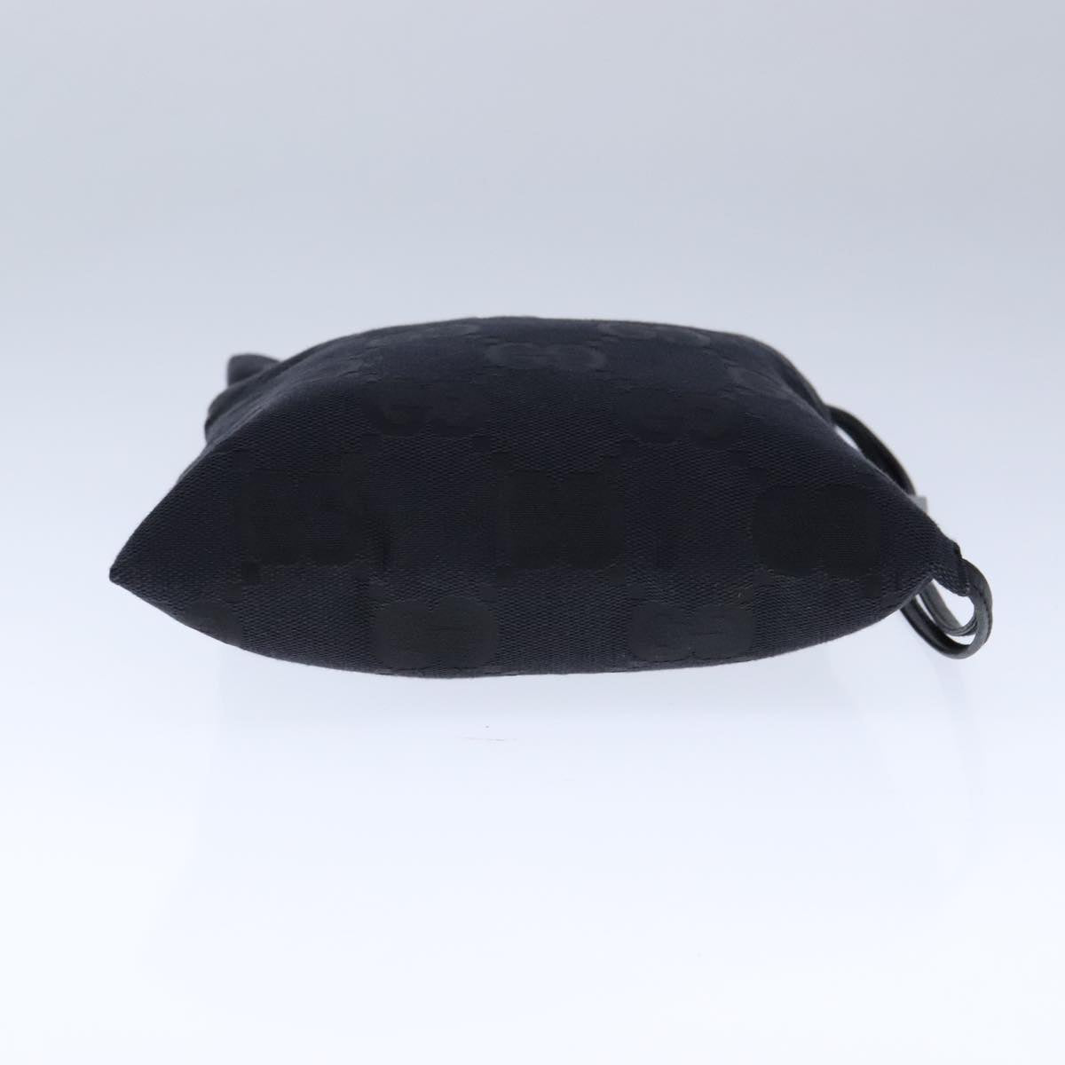 GUCCI GG Canvas Purse Pouch Black 039 1046 Auth yk16535