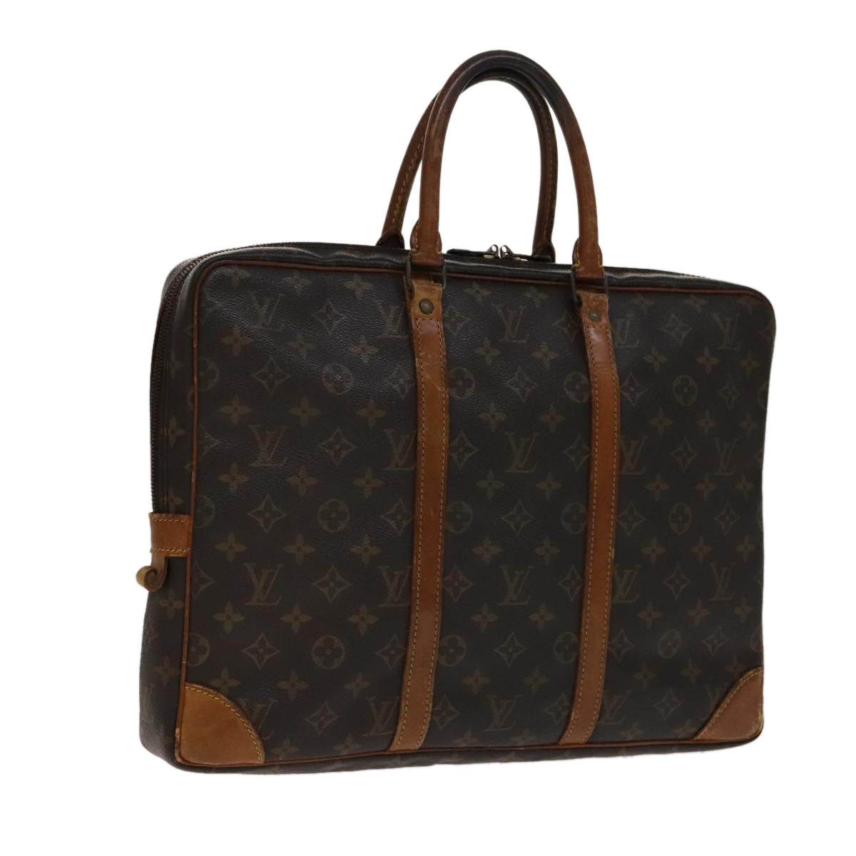 LOUIS VUITTON Monogram Porte Documents Voyage Business Bag M52005 Auth yk16675