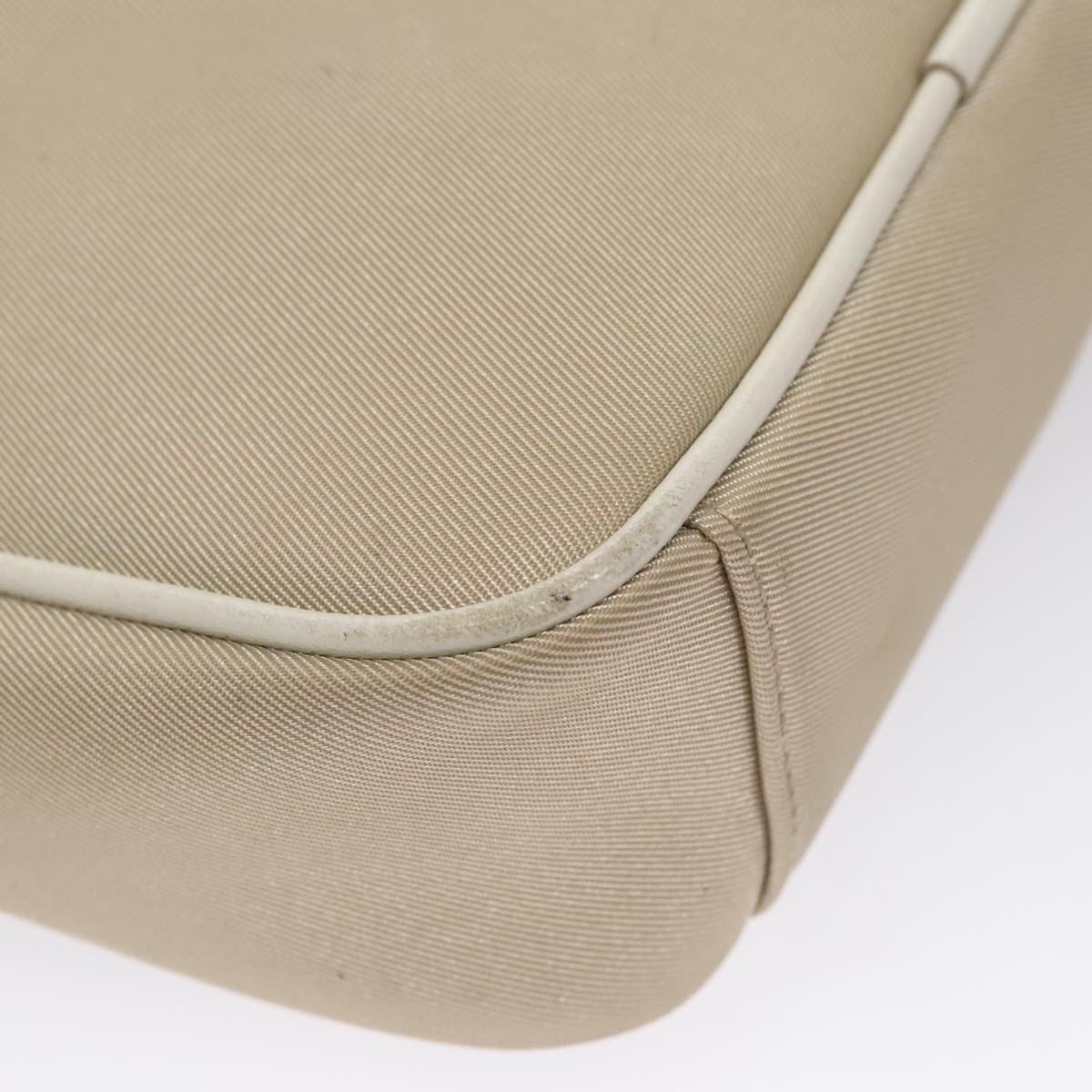 BURBERRY Nova Check Shoulder Bag Canvas Beige Auth yk16685