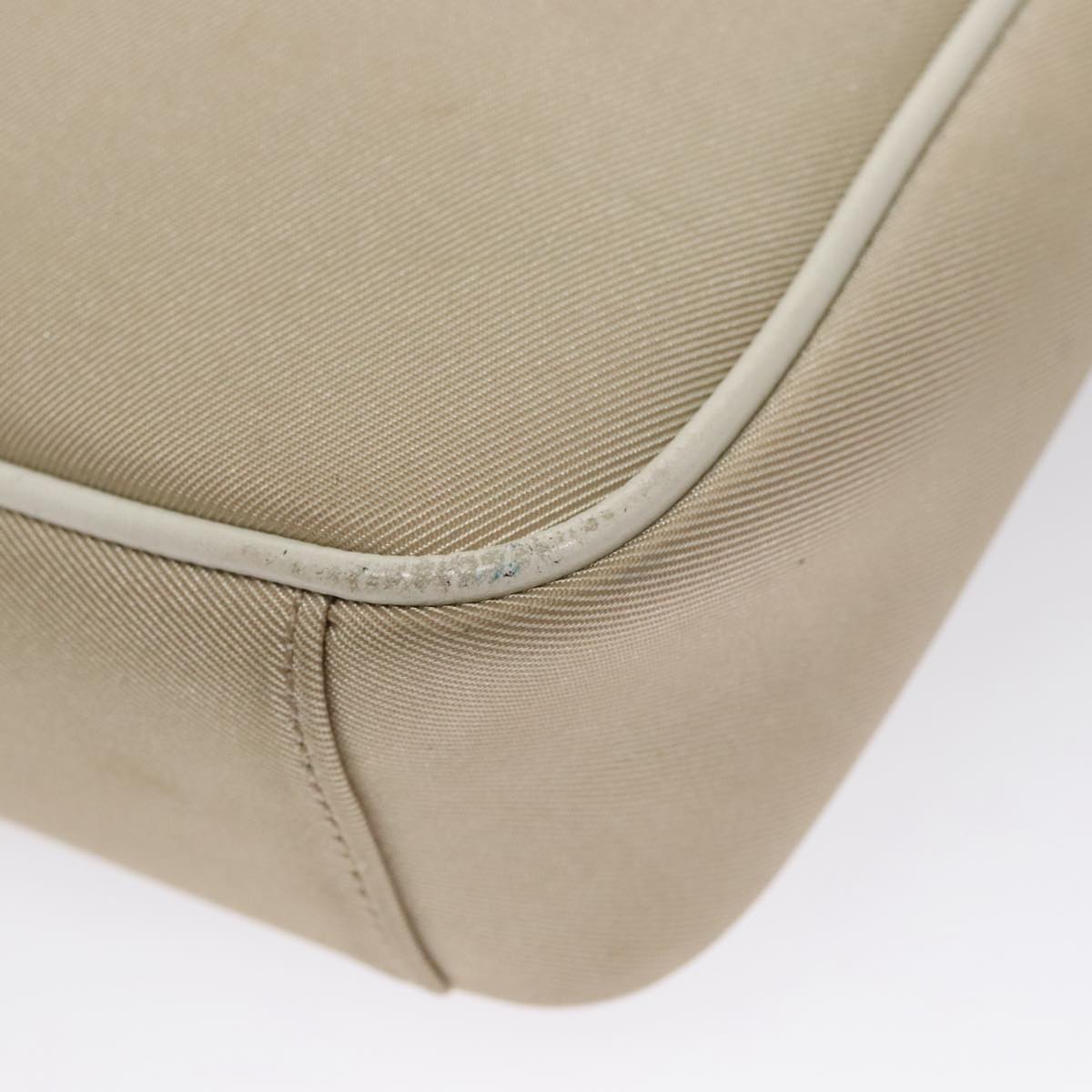 BURBERRY Nova Check Shoulder Bag Canvas Beige Auth yk16685