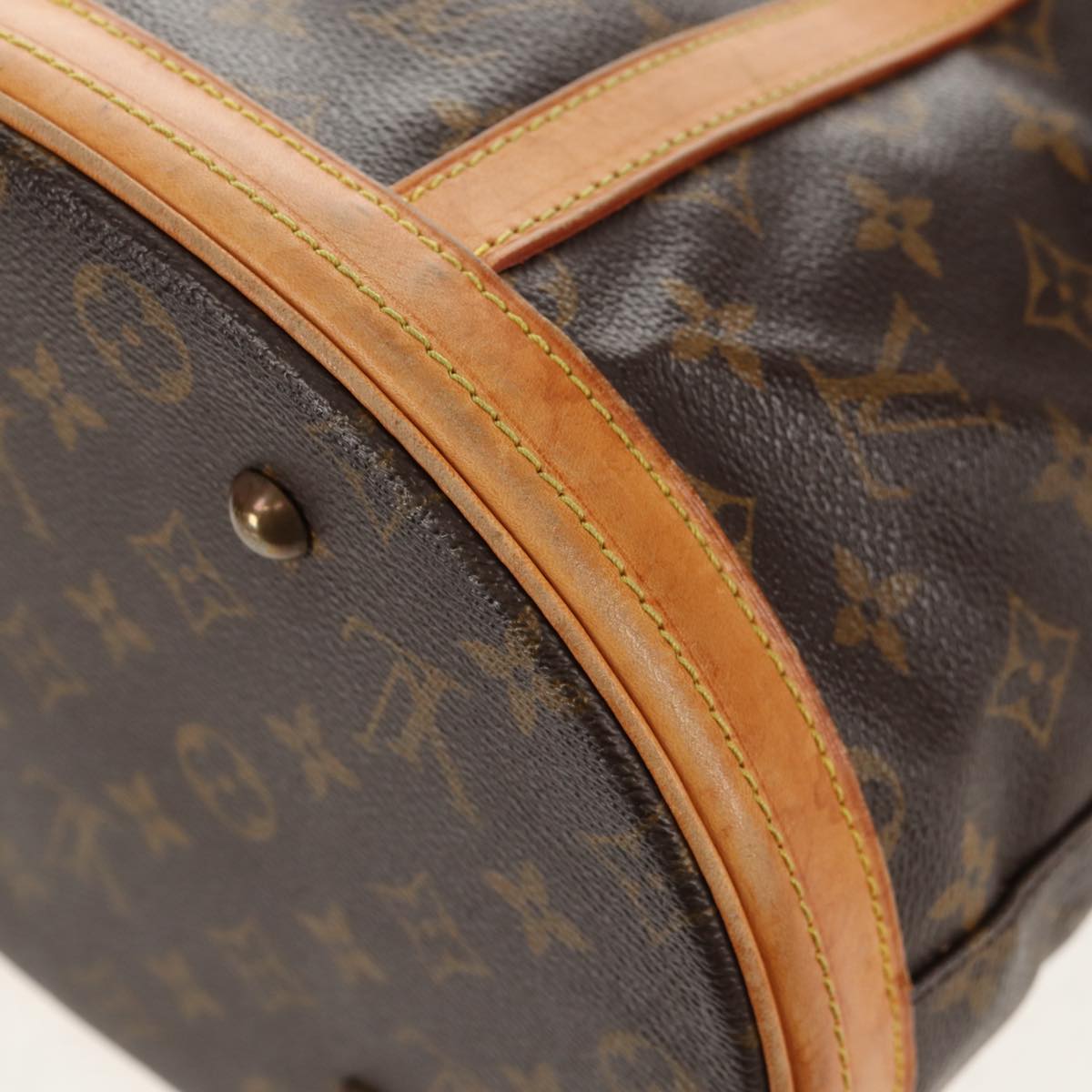 LOUIS VUITTON Monogram Bucket GM Shoulder Bag M42236 LV Auth yk16771