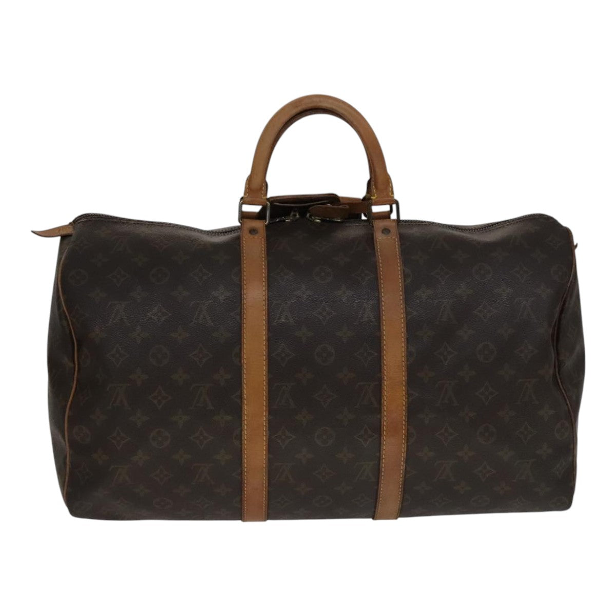 LOUIS VUITTON Monogram Keepall 50 Boston Bag M41426 LV Auth yk16778