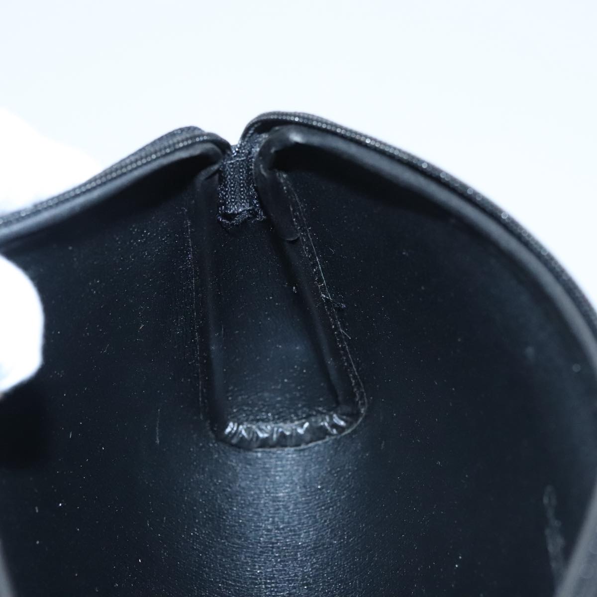 Christian Dior Trotter Canvas Clutch Bag Gold Black Auth yk16815