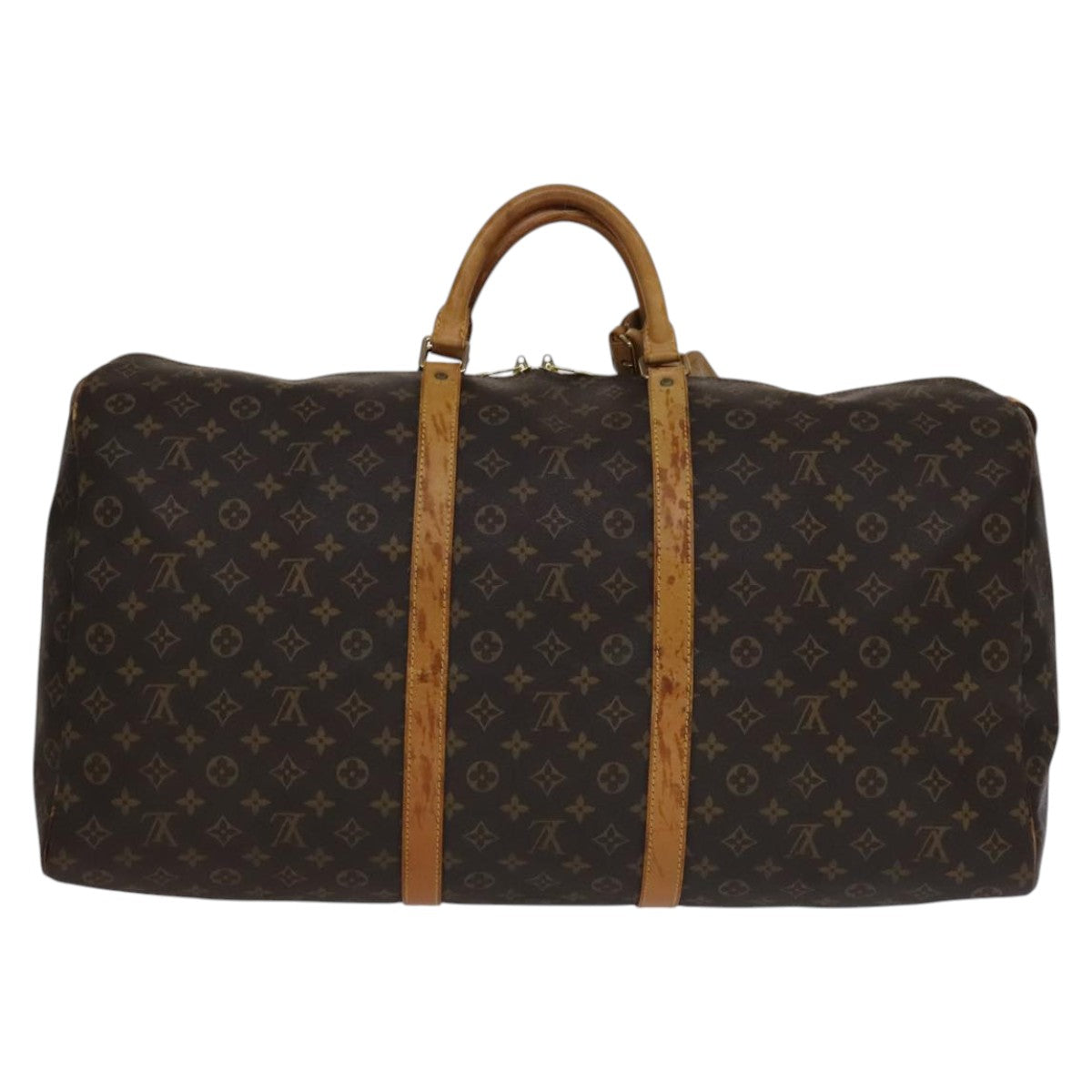 LOUIS VUITTON Monogram Keepall 60 Boston Bag M41422 LV Auth yk16849