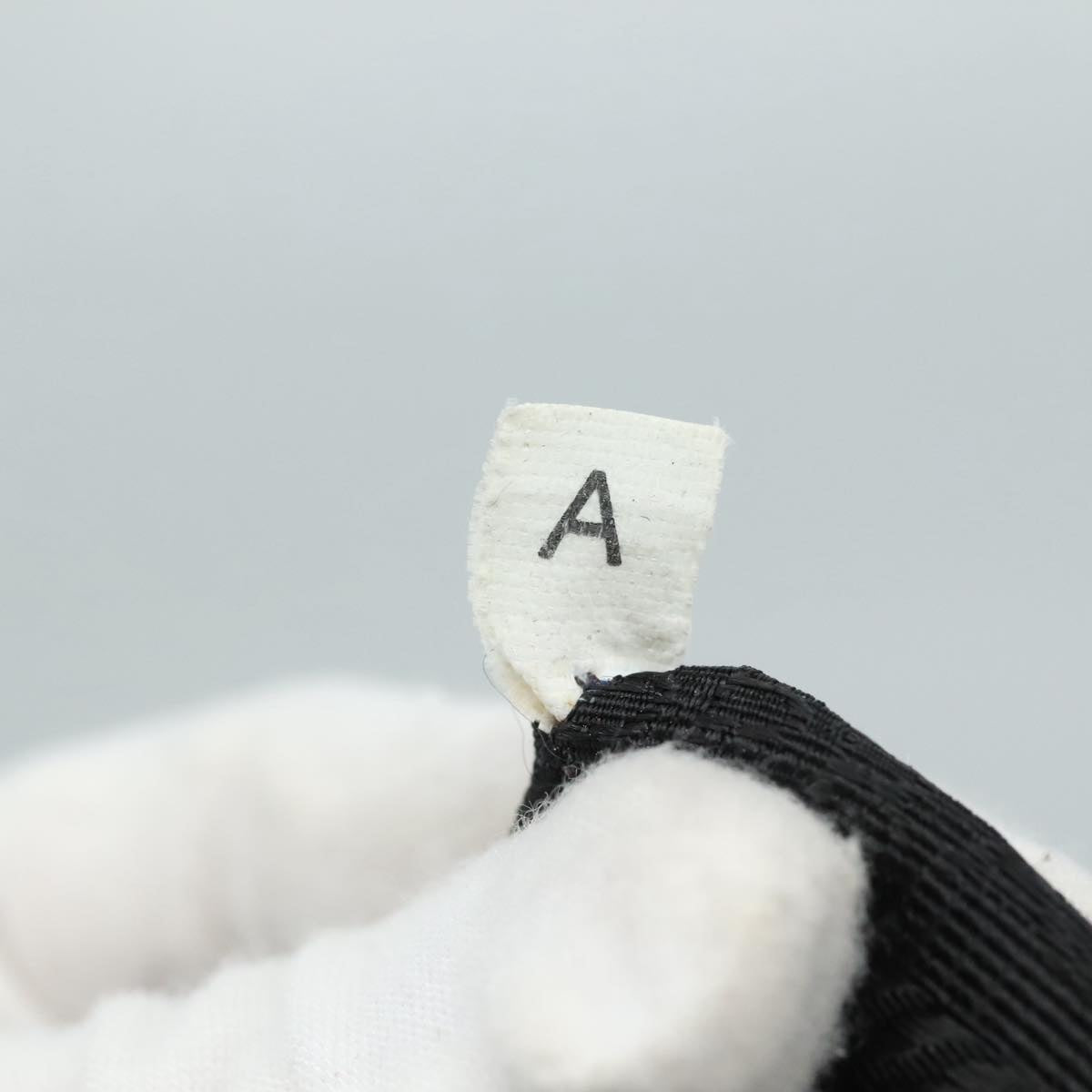 PRADA Quilted Shoulder Bag Nylon Black Auth yk16865