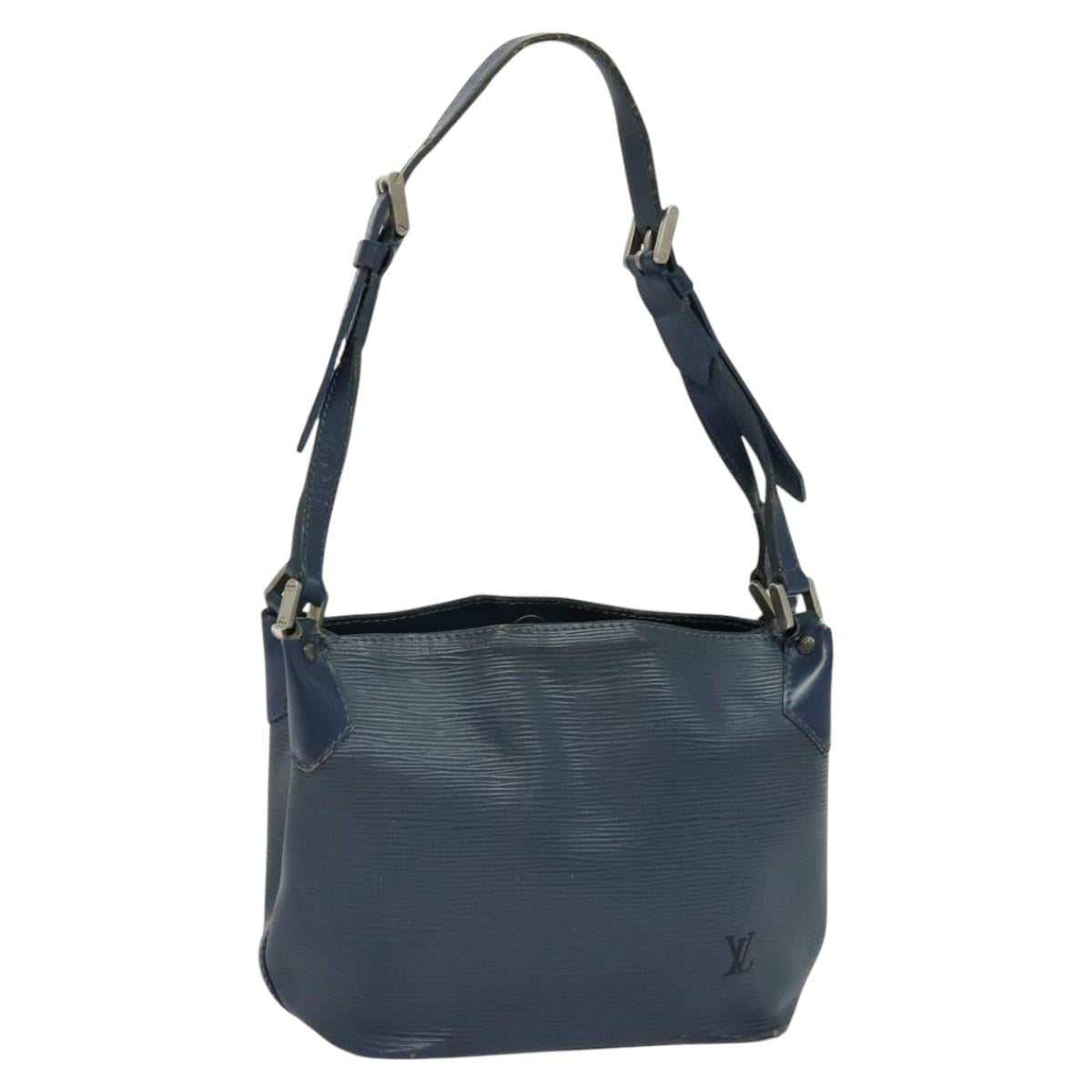 LOUIS VUITTON Epi Mandela BB Shoulder Bag Safir LV Auth yk17020