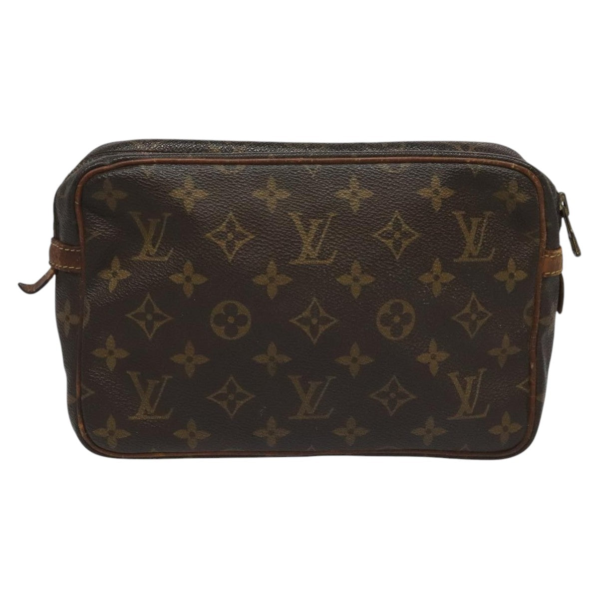 LOUIS VUITTON Monogram Compiegne 23 Clutch Bag M51847 LV Auth yk17047