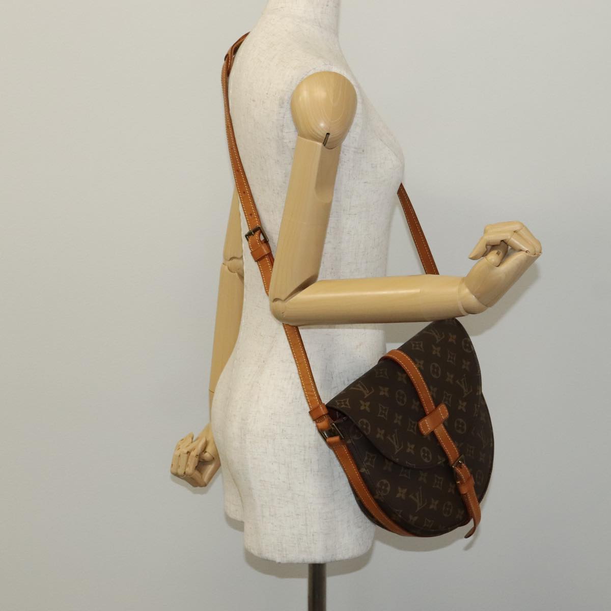 LOUIS VUITTON Monogram Chantilly GM Shoulder Bag M51232 LV Auth yk17048