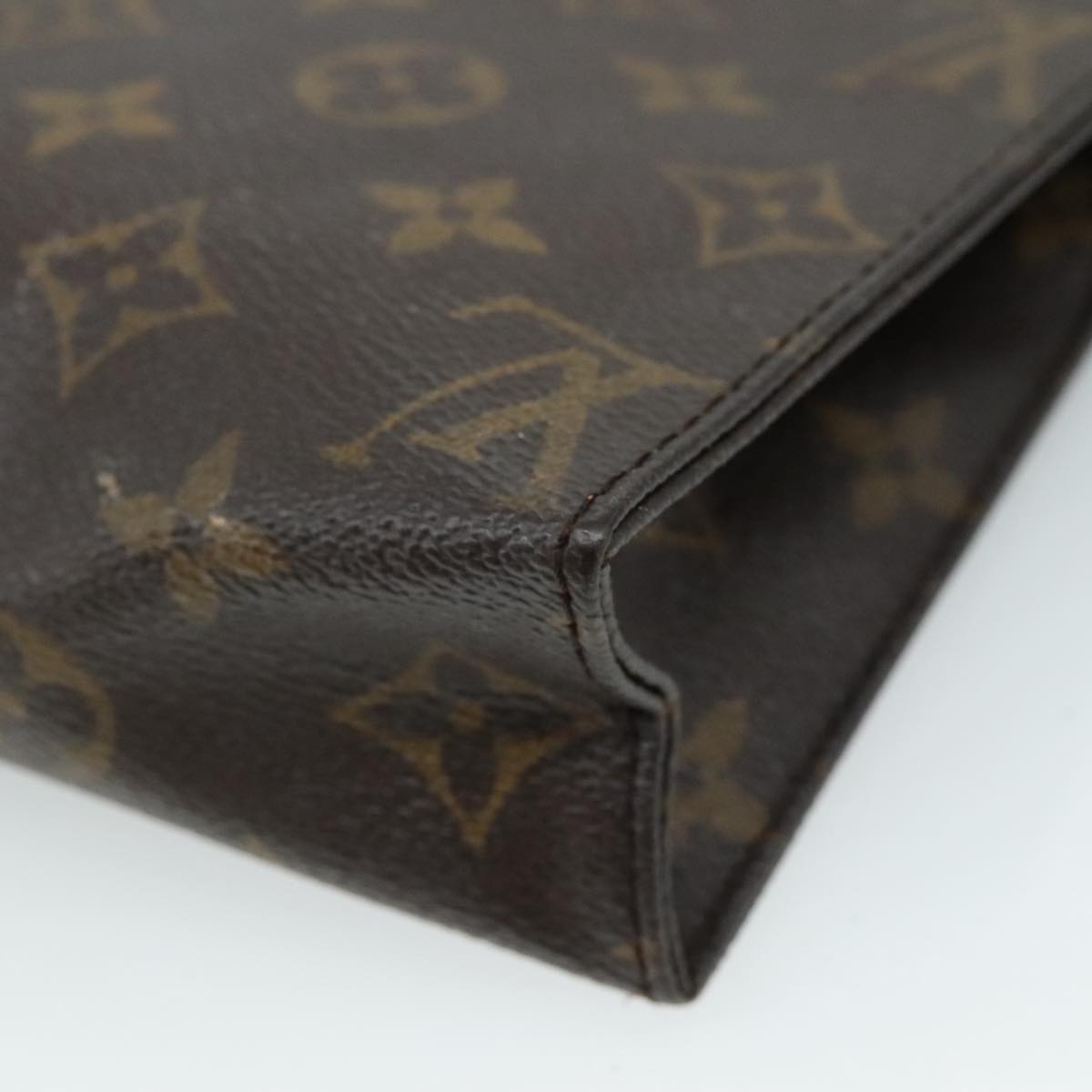 LOUIS VUITTON Monogram Poche Toilette 19 Pouch M47544 LV Auth yk17090