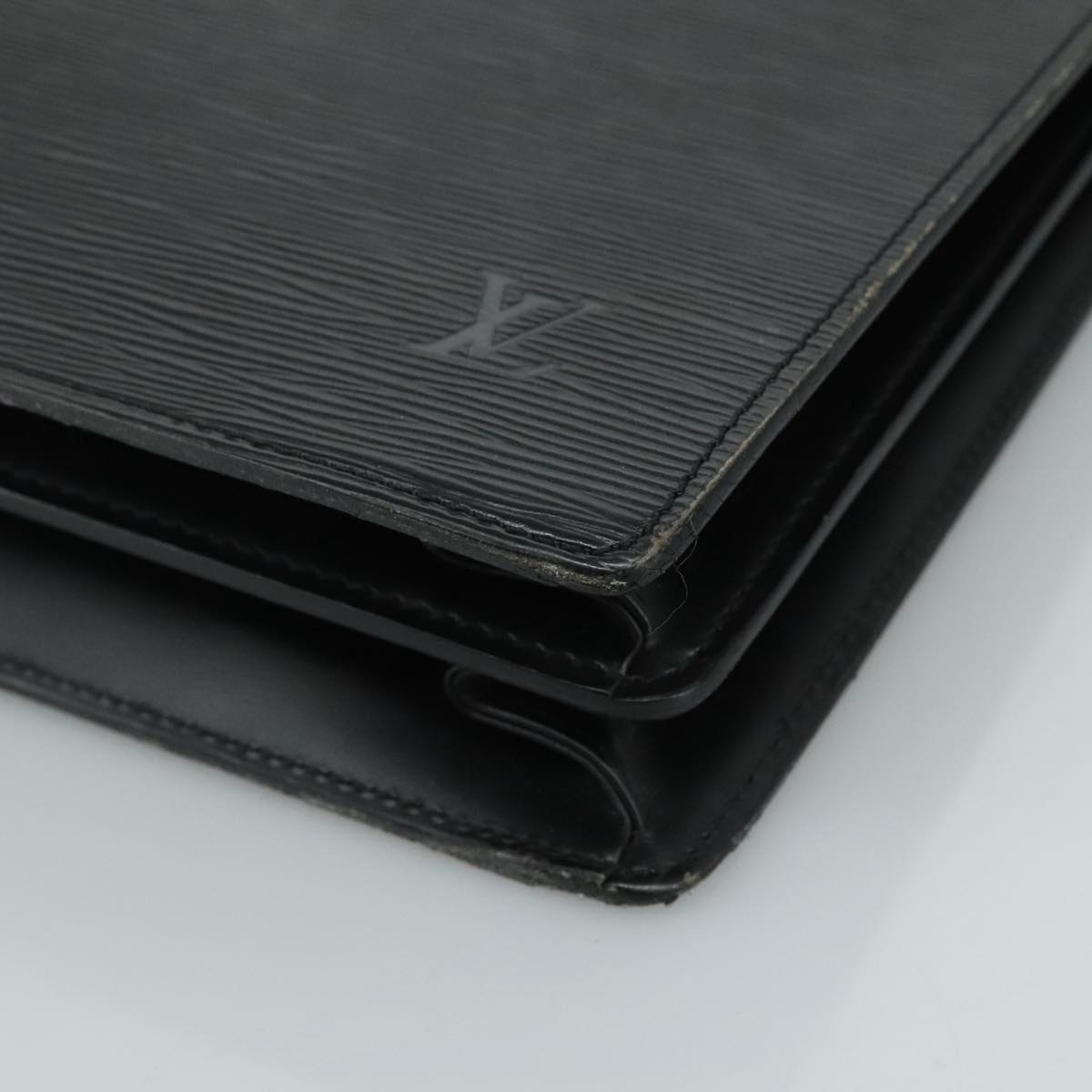 LOUIS VUITTON Epi Serviette Ambassador Business Bag Black M54412 LV Auth yk17207