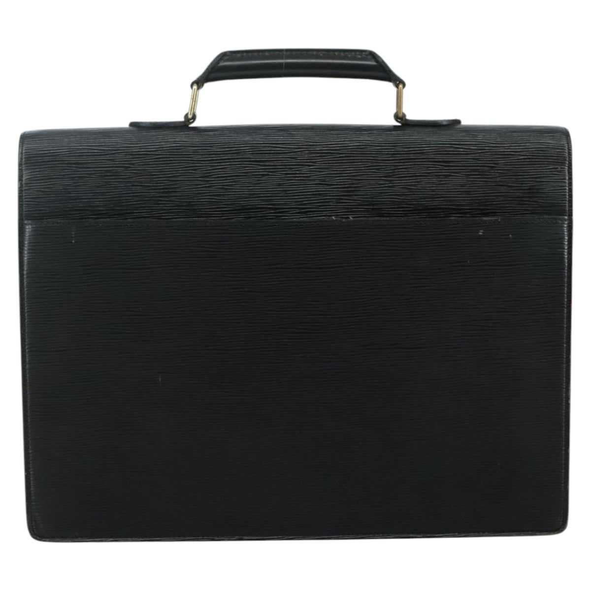 LOUIS VUITTON Epi Serviette Ambassador Business Bag Black M54412 LV Auth yk17207