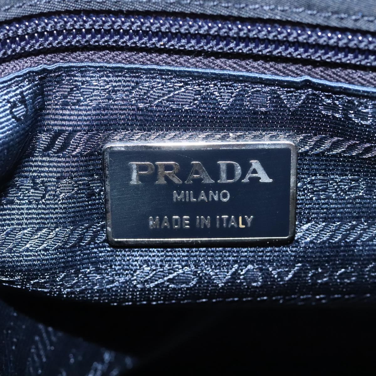 PRADA Tote Bag Nylon Navy Auth yk17425