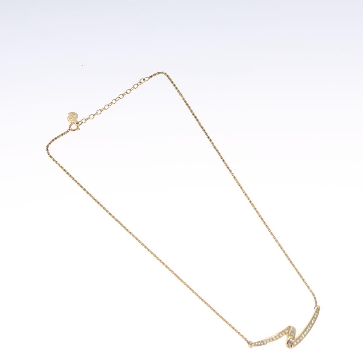 Christian Dior Necklace metal Gold Auth yk17467