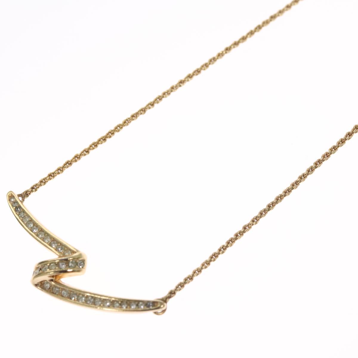 Christian Dior Necklace metal Gold Auth yk17467