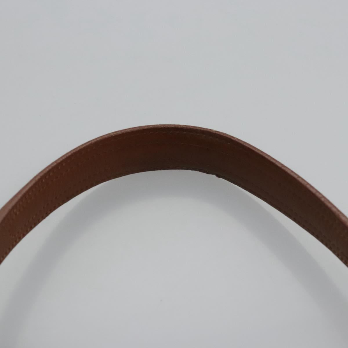 SAINT LAURENT Muse Hand Bag Leather Gray Brown Auth yk17484