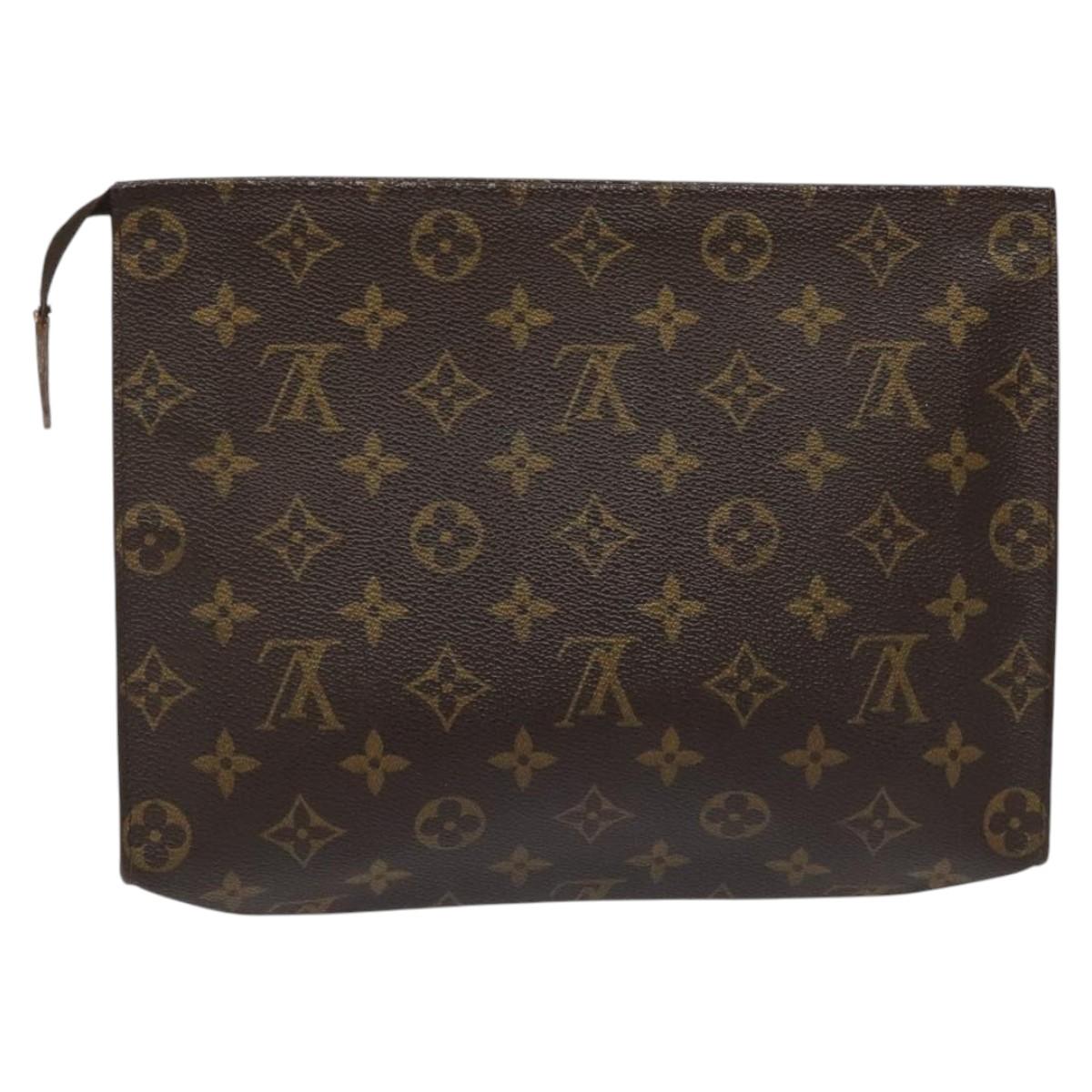 LOUIS VUITTON Monogram Poche Toilette 26 Pouch M47542 LV Auth yk17511