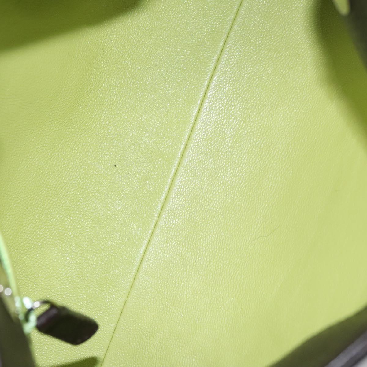 BVLGARI Hand Bag Leather Brown Auth yk17514