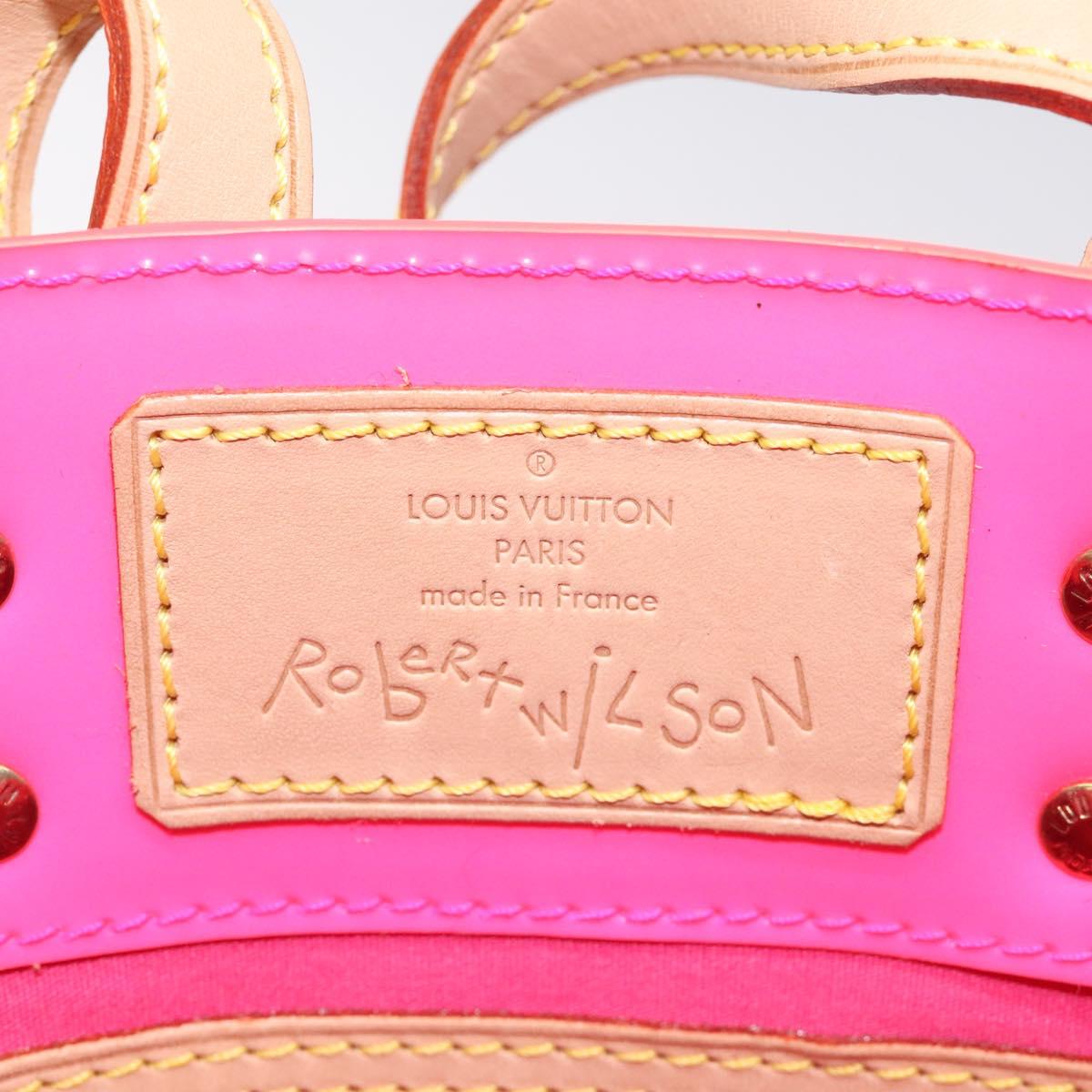 LOUIS VUITTON Monogram Vernis Fluo Reade PM Hand Bag Red M91903 Auth yk17584AV