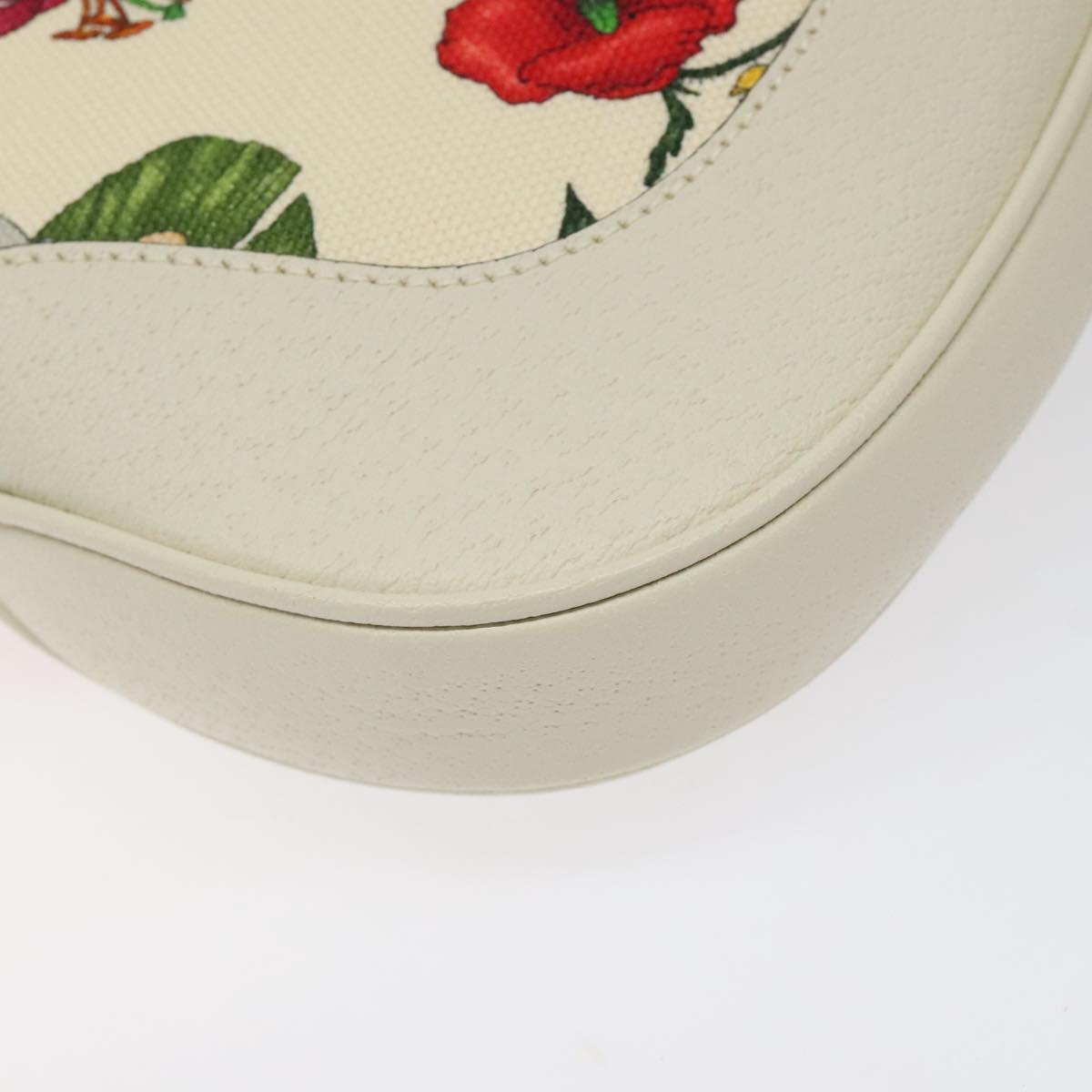 GUCCI Jackie Flora Shoulder Bag Canvas Multicolor 550152 Auth yk17680AV