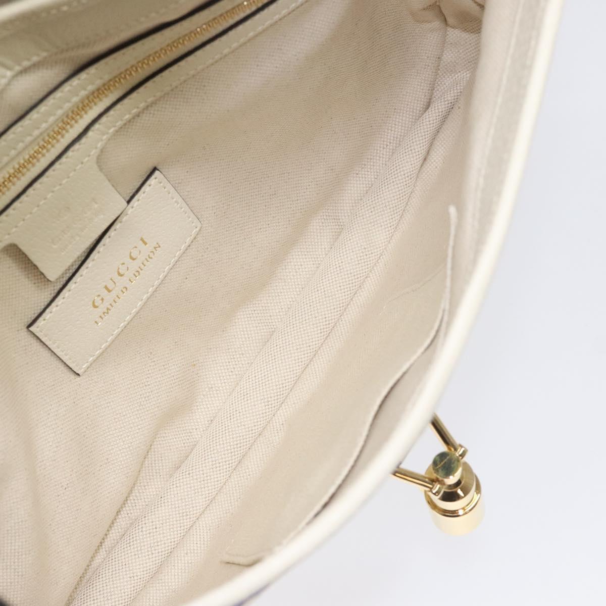 GUCCI Jackie Flora Shoulder Bag Canvas Multicolor 550152 Auth yk17680AV