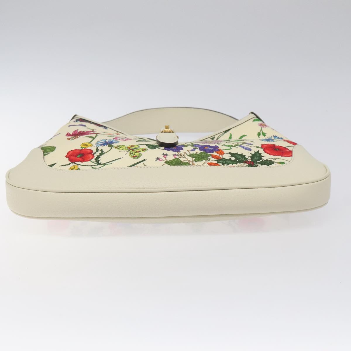 GUCCI Jackie Flora Shoulder Bag Canvas Multicolor 550152 Auth yk17680AV