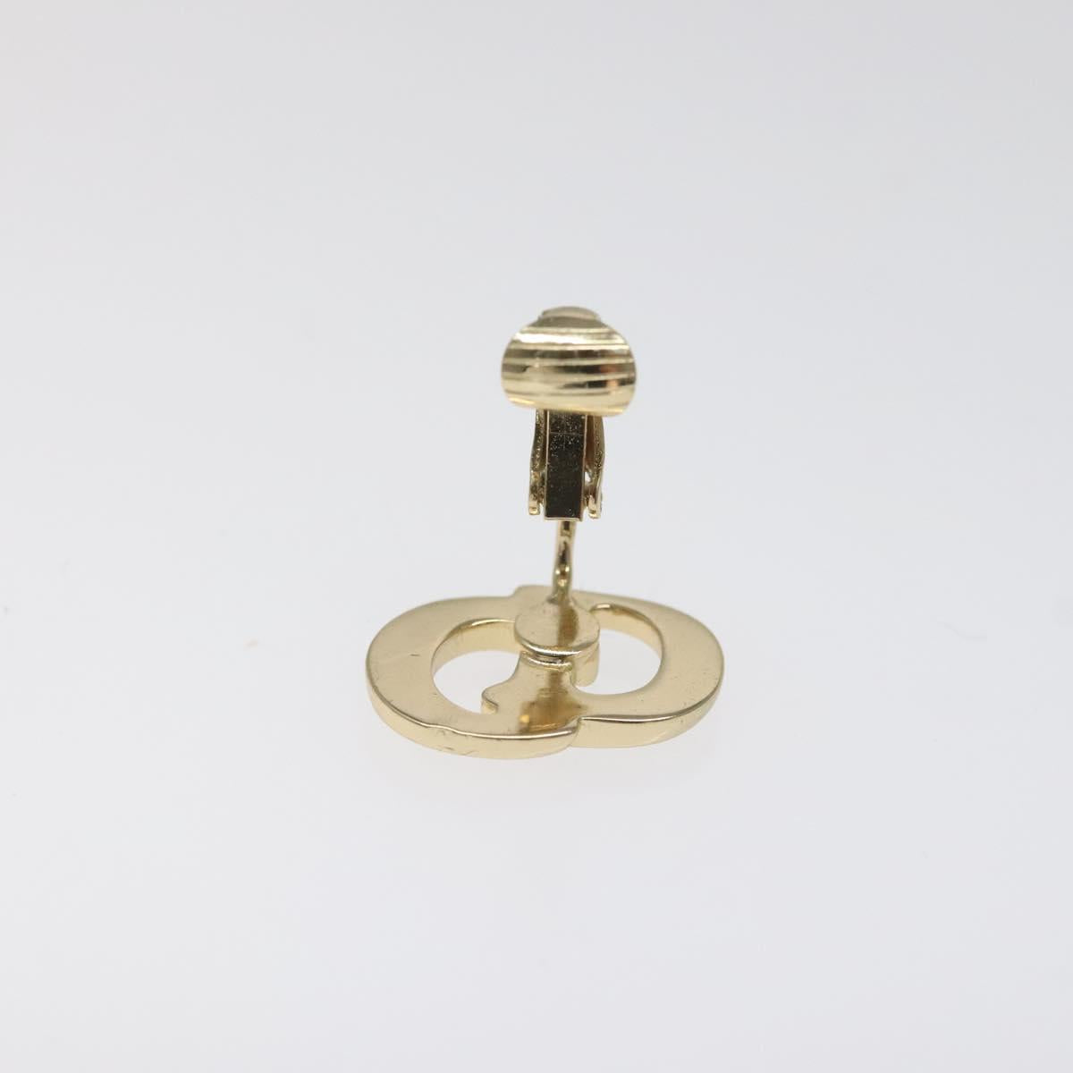 Christian Dior Earring metal Gold Auth yk17691