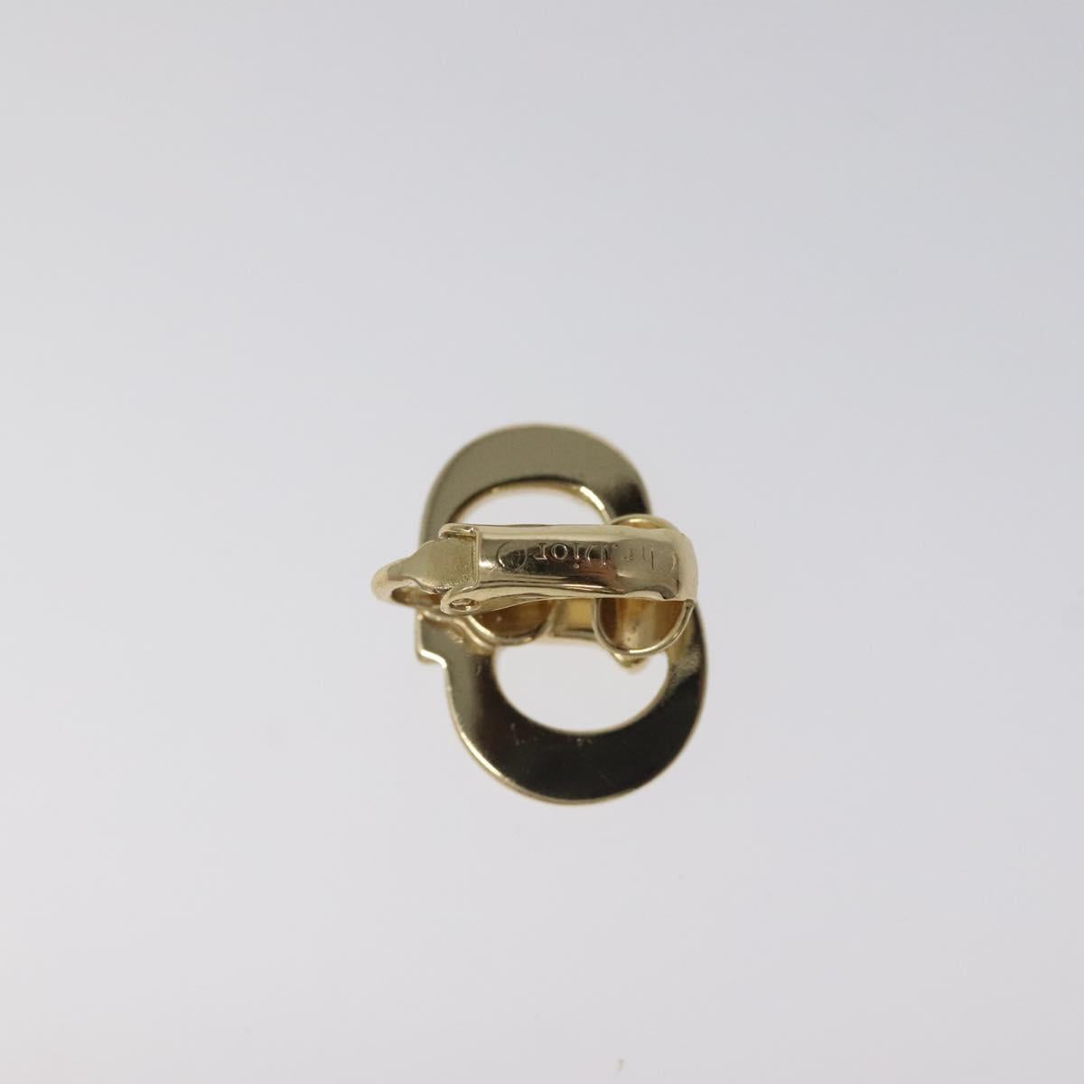 Christian Dior Earring metal Gold Auth yk17691