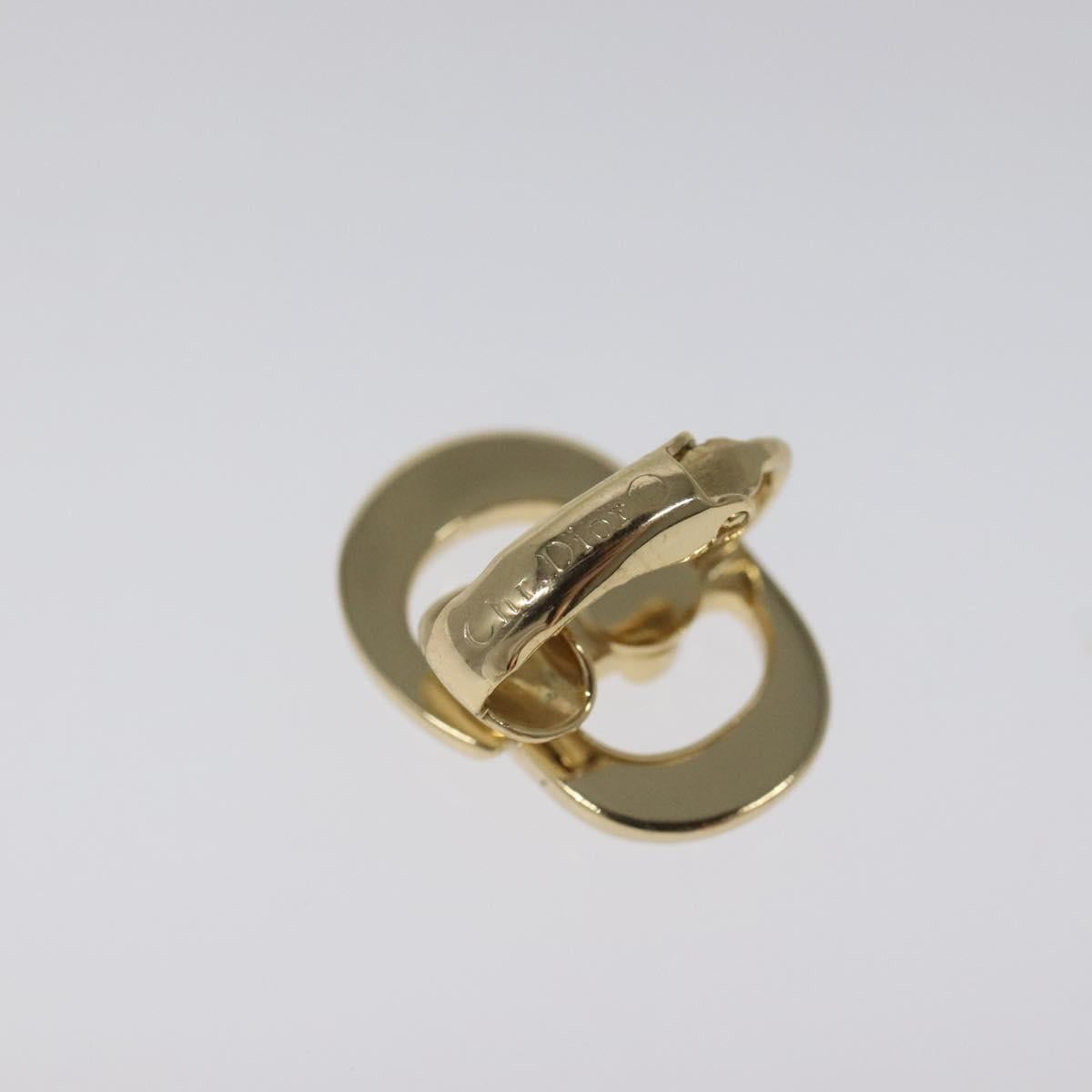 Christian Dior Earring metal Gold Auth yk17691