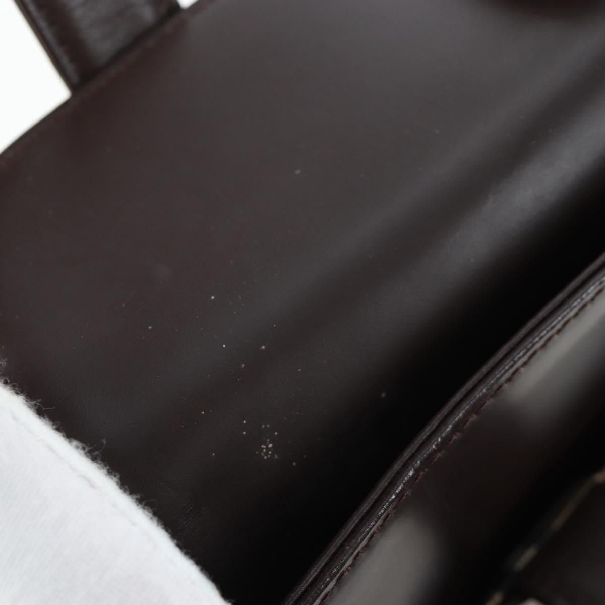 BURBERRY Hand Bag Leather Brown Auth yk17756