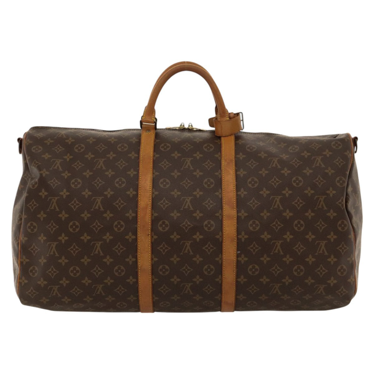 LOUIS VUITTON Monogram Keepall Bandouliere 60 Boston Bag M41412 LV Auth yk17813
